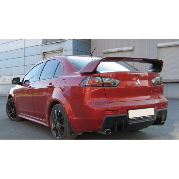 Накладка на задний бампер EVO для LANCER X 